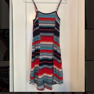 Size XS multicolored dress